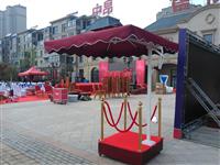 博罗物业形象岗台厂家供应小区保安岗台伞