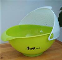 厨房塑料沥水篮 塑料洗菜篮淘米筛 创意居家促销礼品